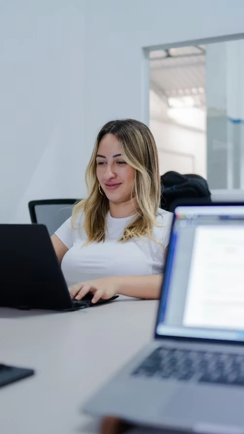 Recruiter working remotely